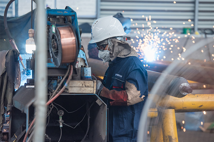 崇明网架焊接车间